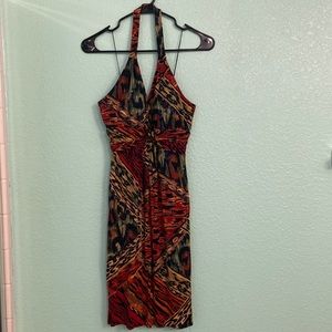 Muse multi colored backless dress